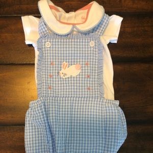 Baby Boden EUC bunny romper